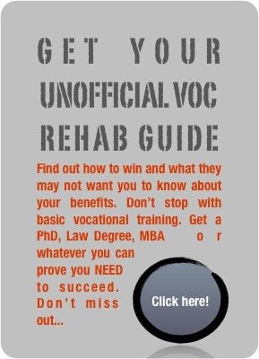 The complete guide to disabled veterans using Vocational Rehabilitation. Don't get screwed - get the facts.