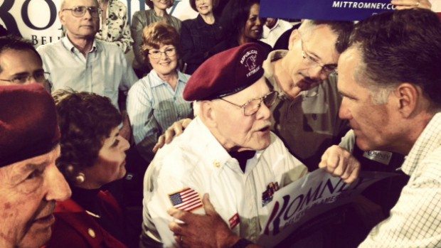 Romney Proposes To Open Tricare To Vets