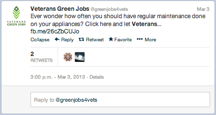 Veteran Green Jobs