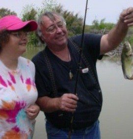 Ron and Honey Sue Fishing