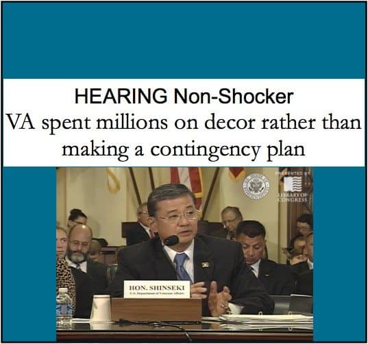 VA Hearing with Secretary Shinseki