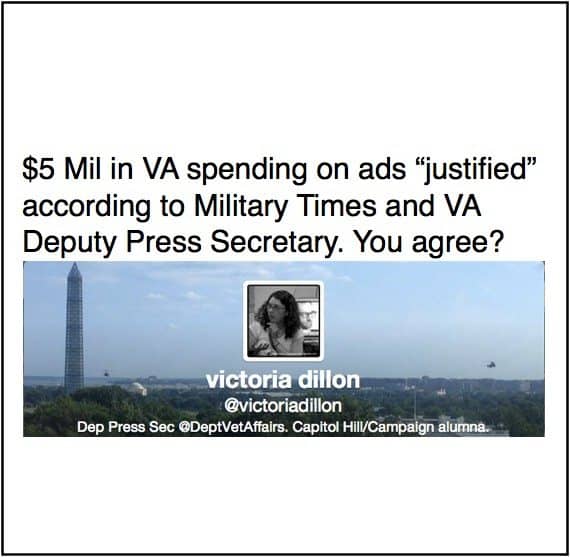 Veterans Affairs Ad Budget