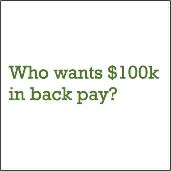 Medical Discharge Retiree Back Pay
