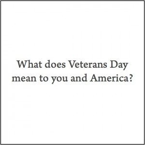 Veterans day and what it means
