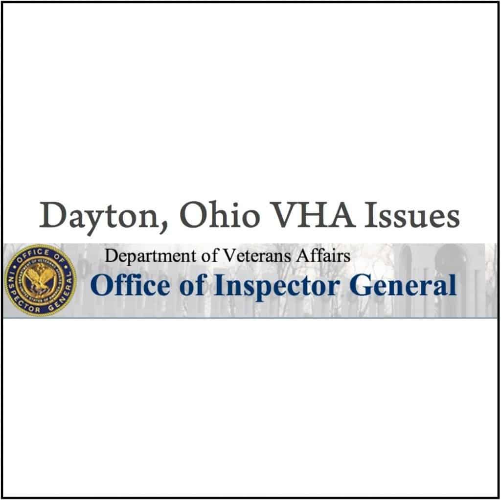 VA OIG Confirms Reports on Problems at Dayton VA Medical Center