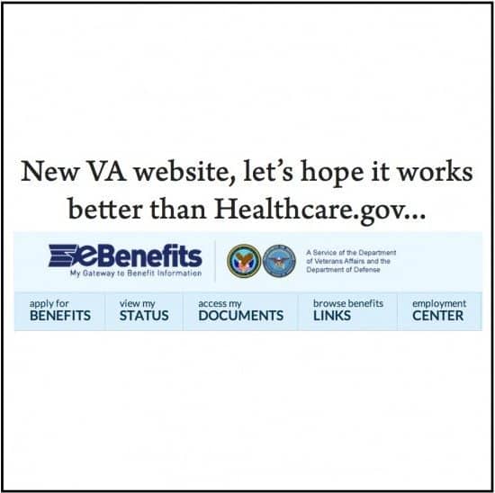 eBenefits.gov new website