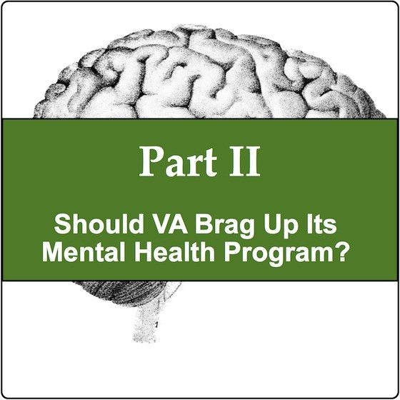 VA Brags Up Its Mental Health Care