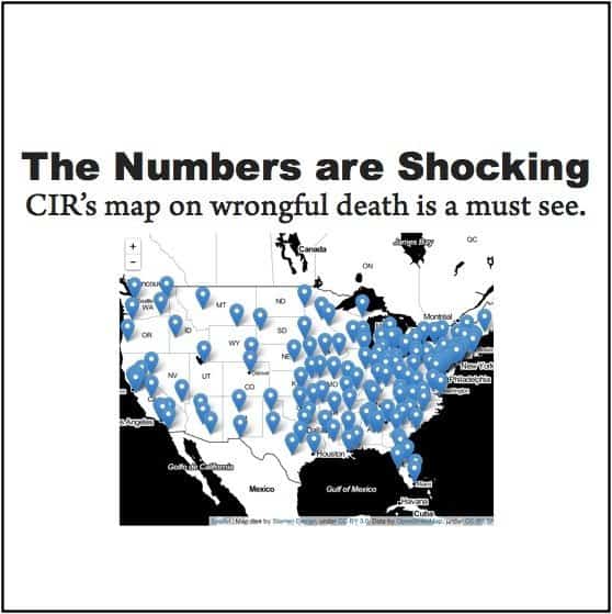 CIR Wrongful Death Map