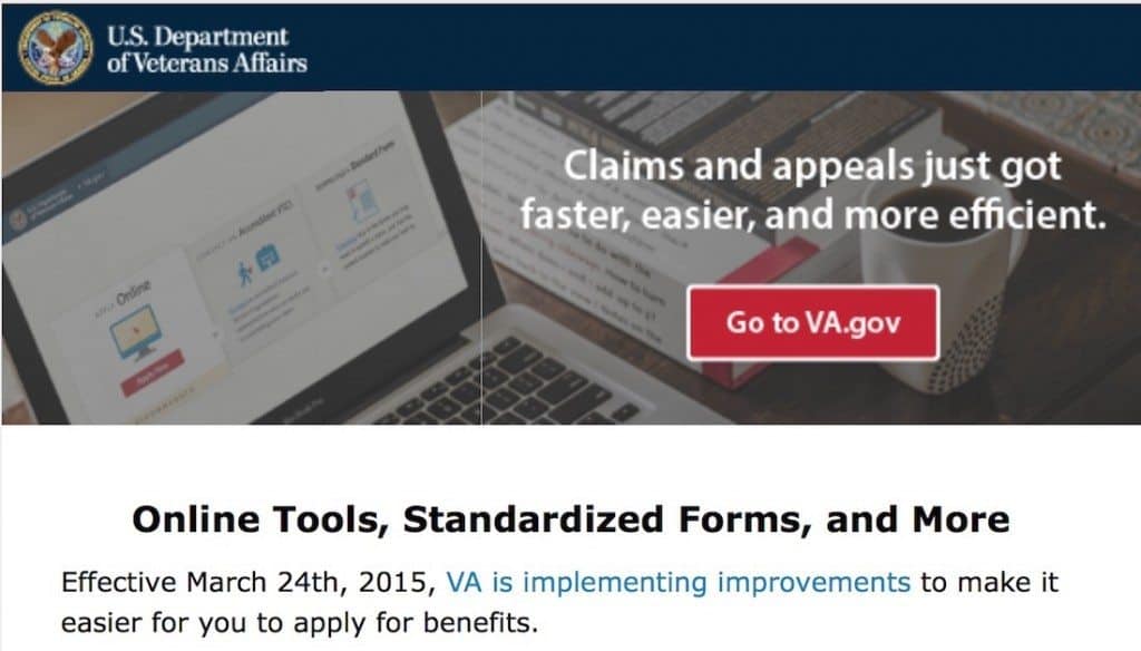 New VA Website