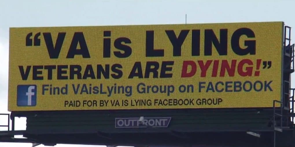 VA Is Lying To Put Up Mystery Billboard