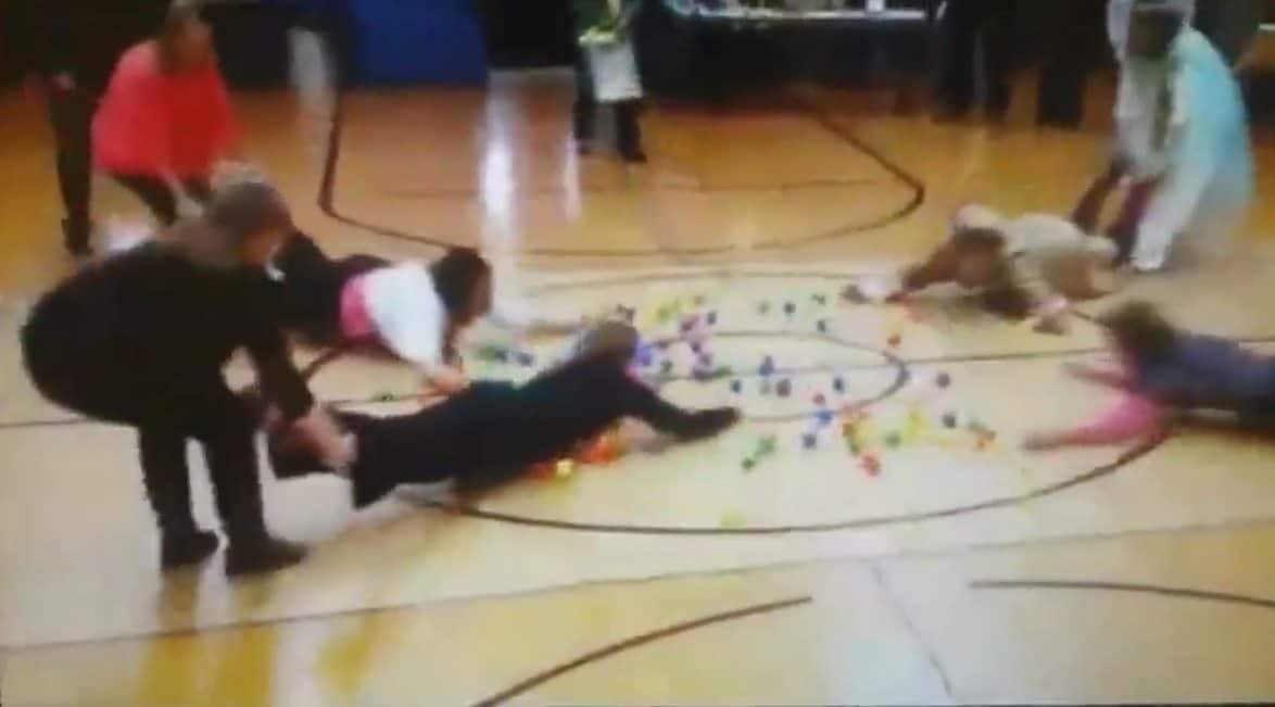 LEAKED – VA Staff Playing Human ‘Hungry Hungry Hippos’ Game