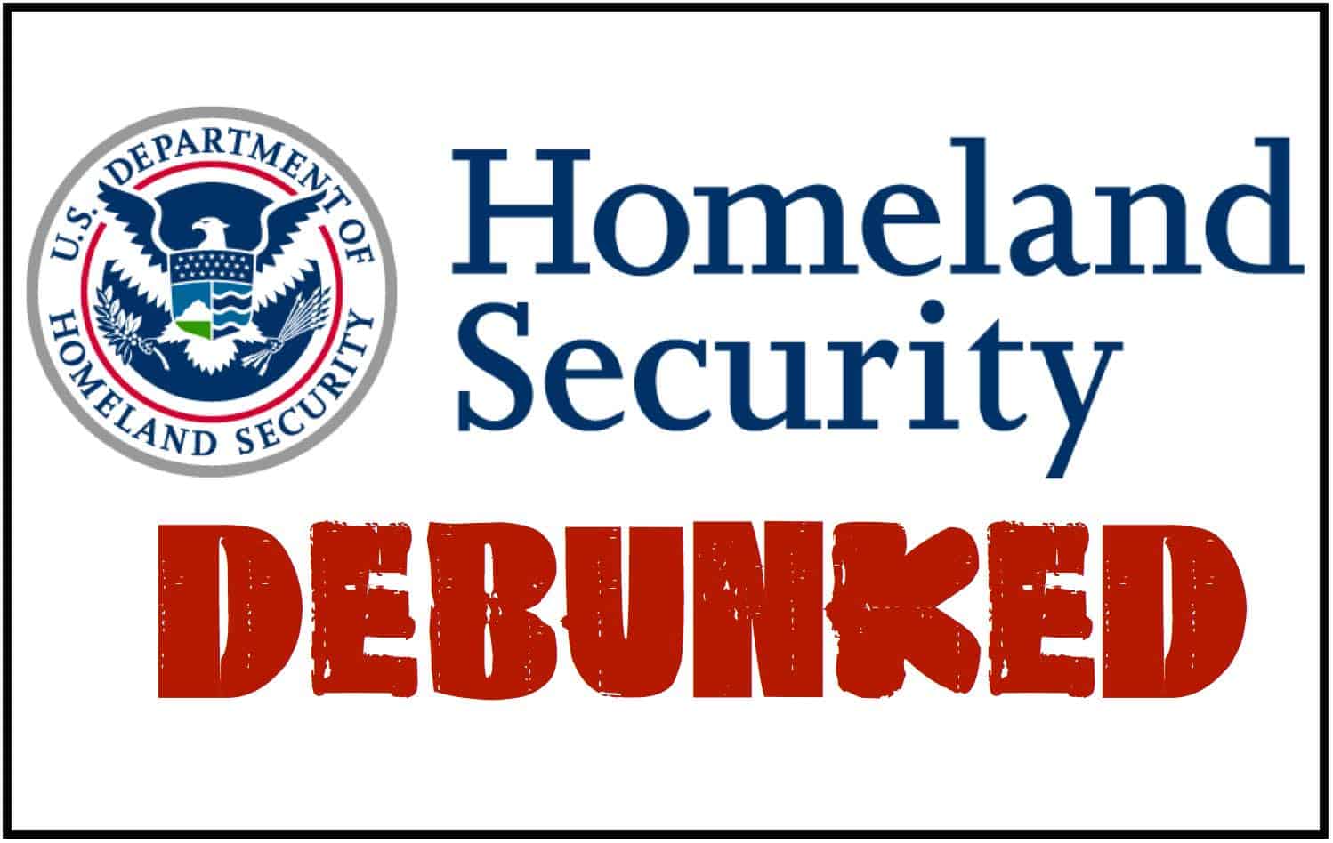 Homeland Security Warning Debunked By Veterans Group