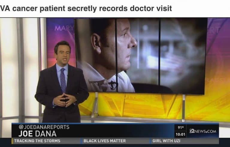BUSTED: VA Cancer Patient Fights Back With Smart Phone, Records Doctor