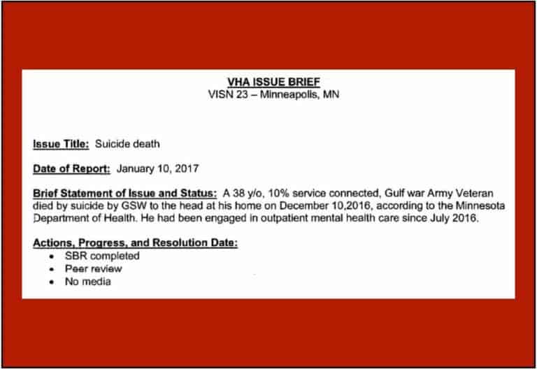‘No Media’ For Minneapolis VA Mental Health Patient Suicide