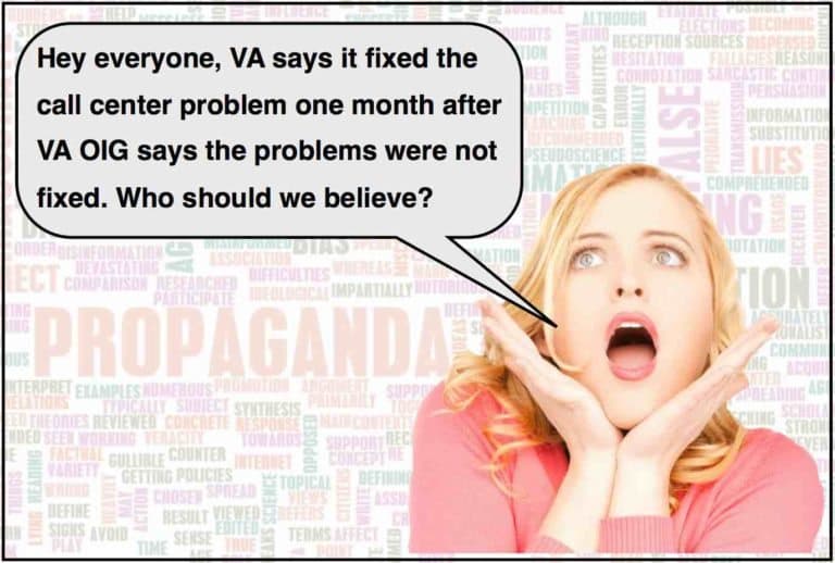 PROPAGANDA: VA Misleads Public, Says It Fixed Veterans Crisis Line Already