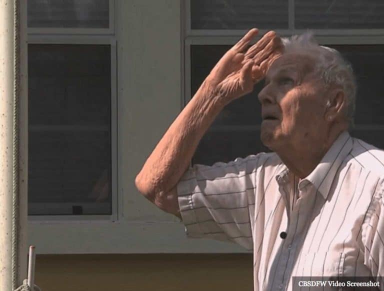 Legally Blind WWII Veteran Attacked While Defending The American Flag