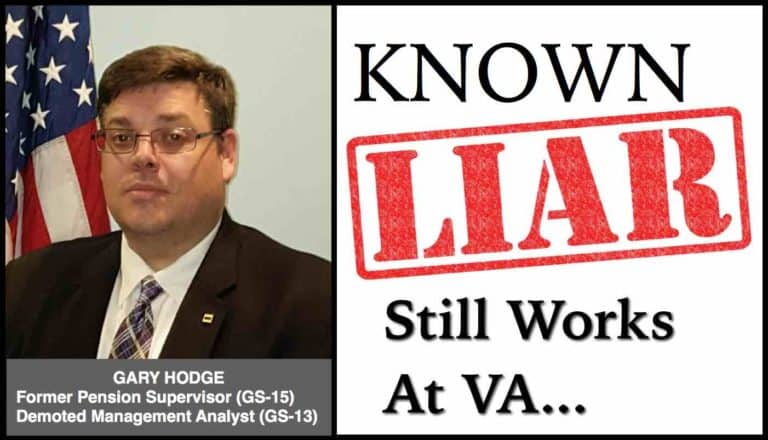 Accountability Fail: Why Is Known Liar Gary Hodge Still Working At VA?