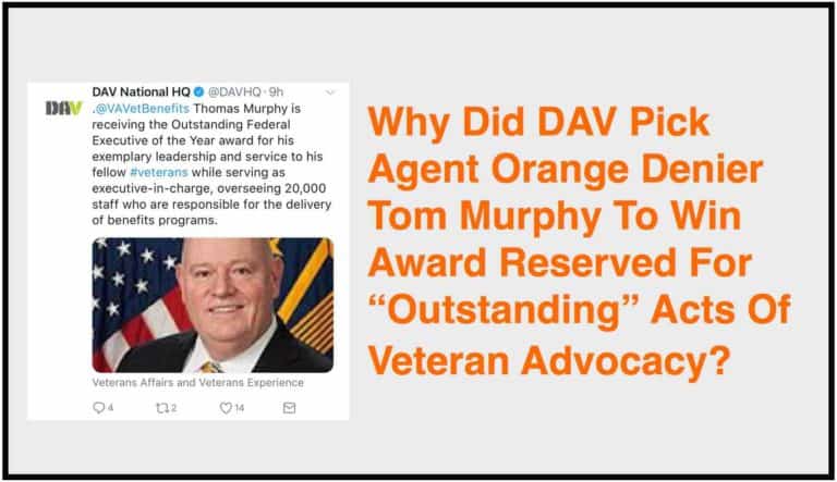 Tone-Deaf DAV Recognizes Thomas Murphy For ‘Outstanding’ Veterans Advocacy