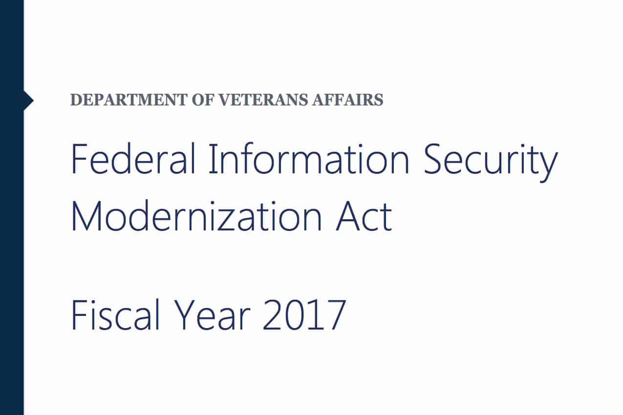 FIMSA Veterans Affairs Cybersecurity
