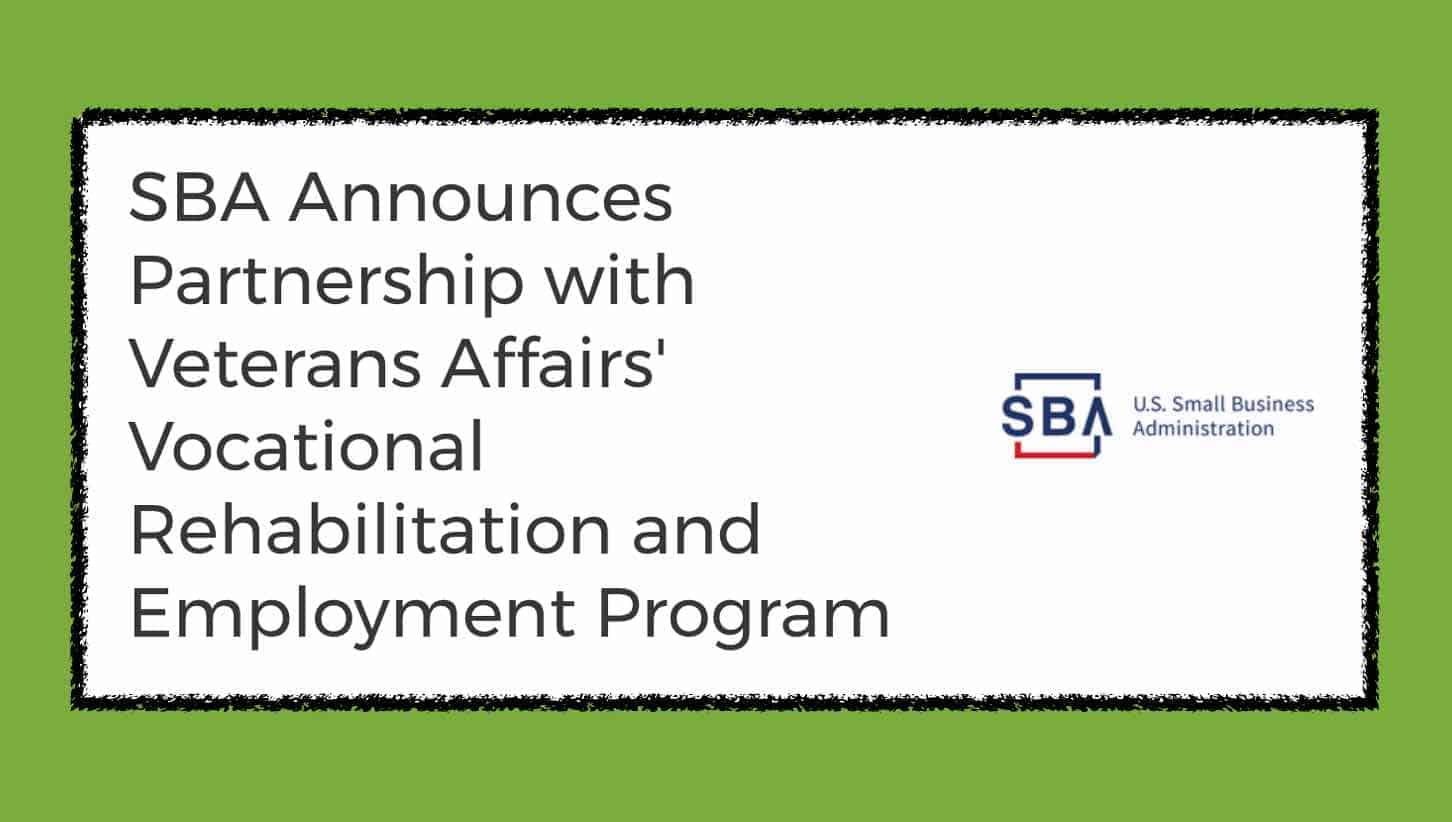 Voc Rehab SBA Partnership