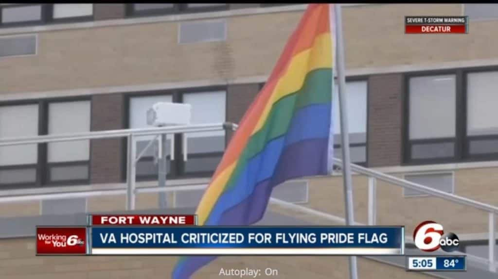 Va Replaces Military Service Flags With Lgbt Pride Flag