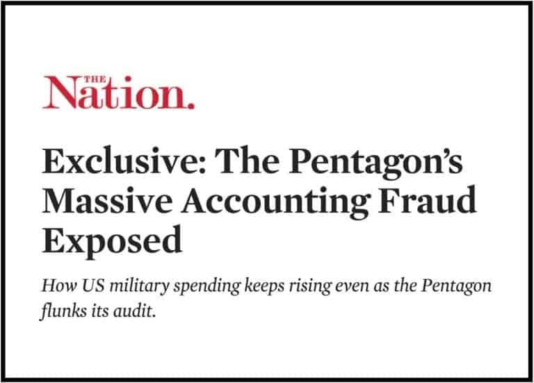 Pentagon Unable To Account For $21 Trillion After Decade Of Fraud
