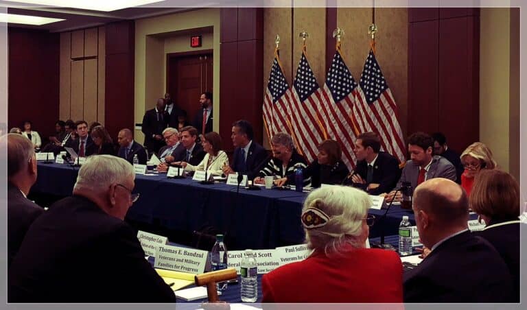 Pelosi Veterans Roundtable Addresses Concerns Of Advocacy Community