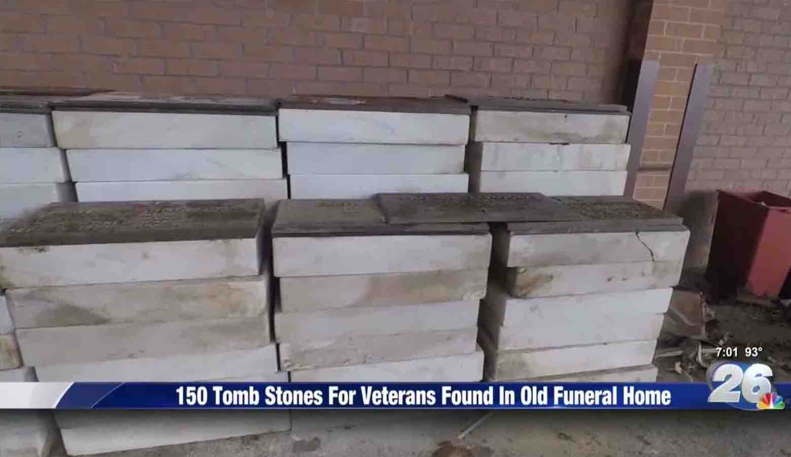 Dent's Funeral Home Veterans Tomb Stones