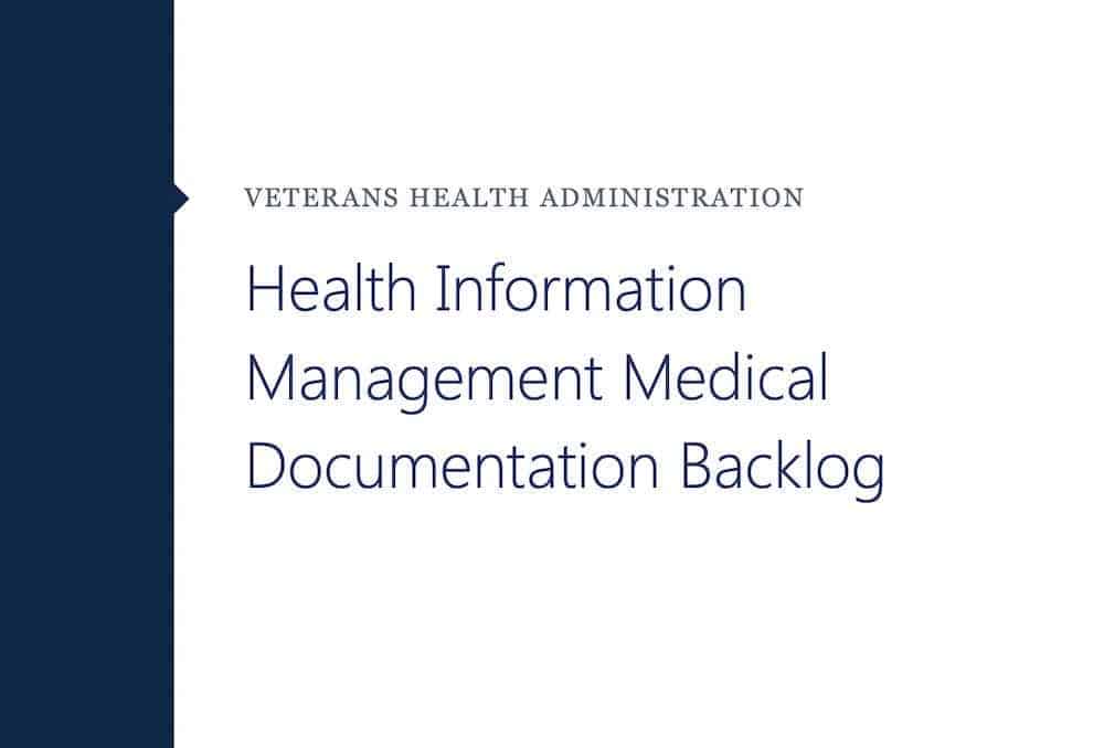 Medical Documentation Backlog