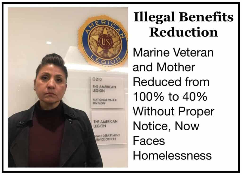 Marine Veteran Benefits Reduction