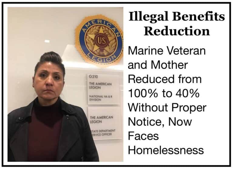 Marine Veteran Facing Homelessness After Illegal Reduction From 100% To 40%