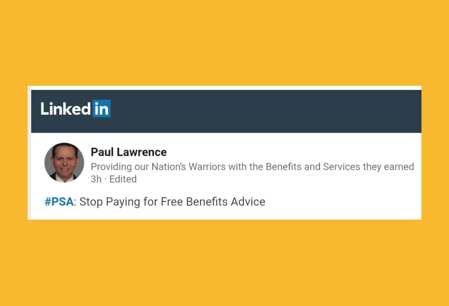 Free Benefits Advice LinkedIn Paul Lawrence