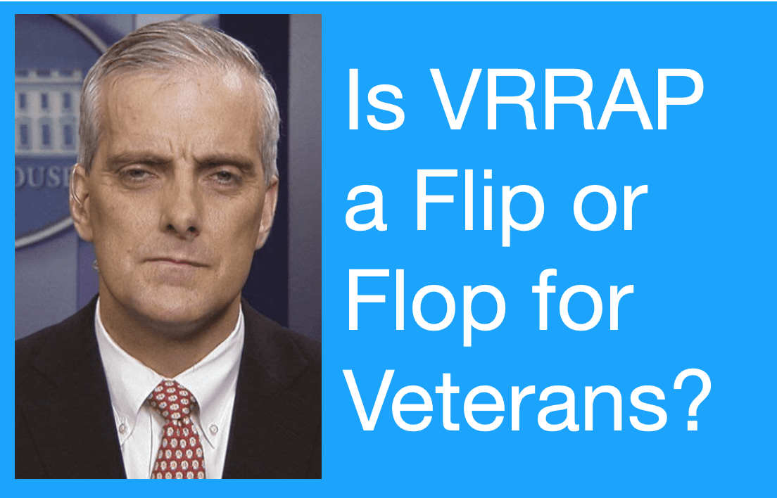 Flip or Flop: Will VRRAP be a VA Sec McDonough Success? - Vimarsana News