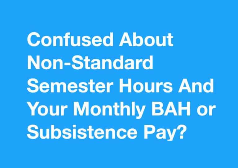 GI Bill & Chapter 31: What Veterans Need To Know About Non-Standard Semester Hours
