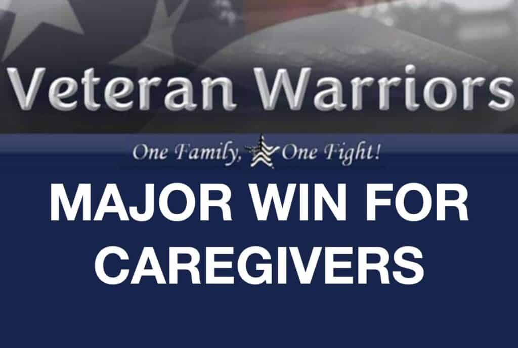Veteran Warriors VA Caregiver Rule Change